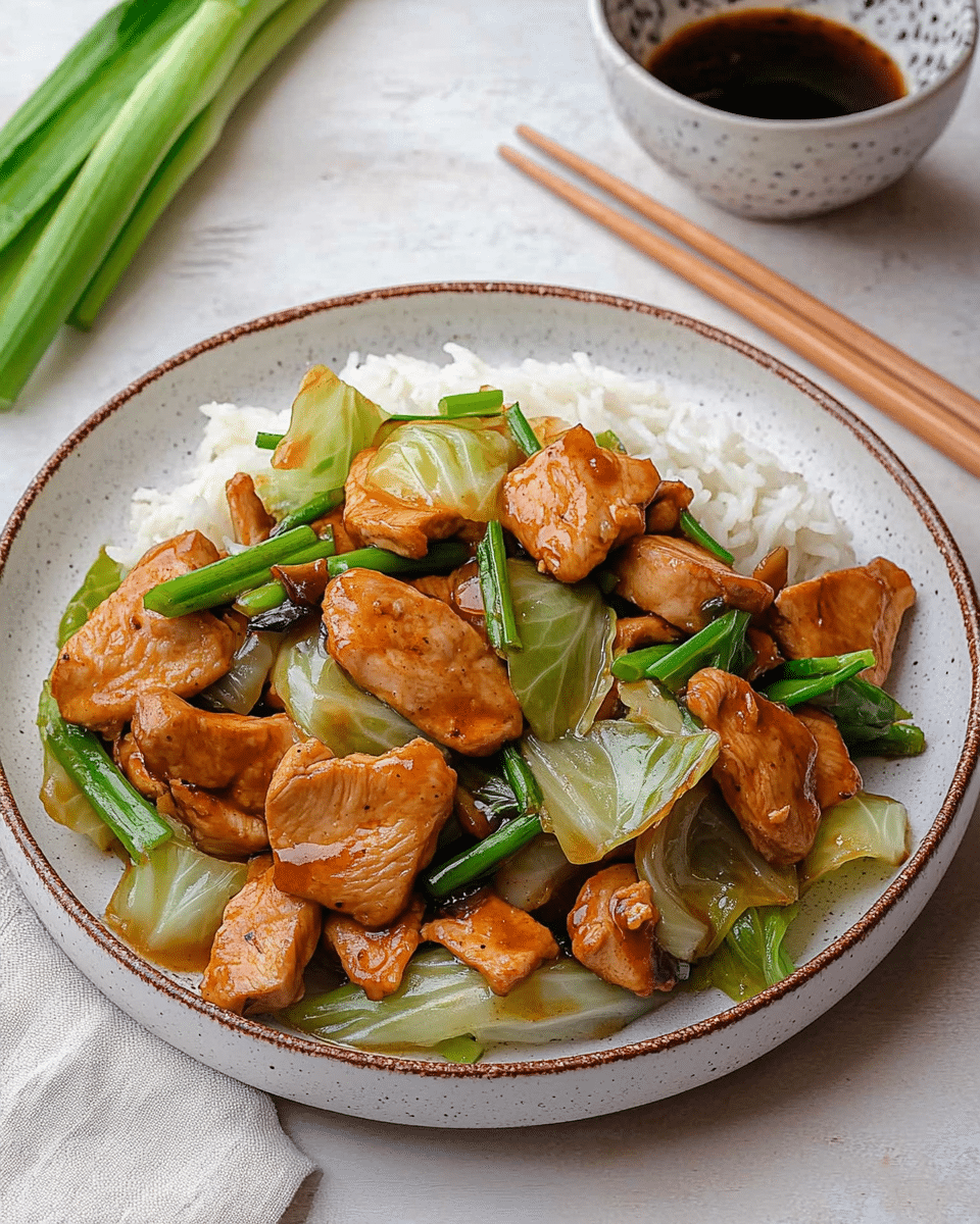Chicken and Cabbage Stir Fry