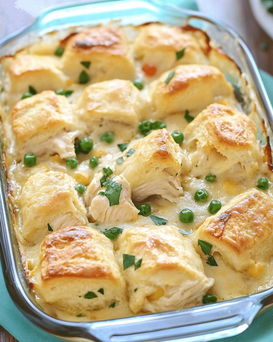 Chicken and Biscuits Casserole