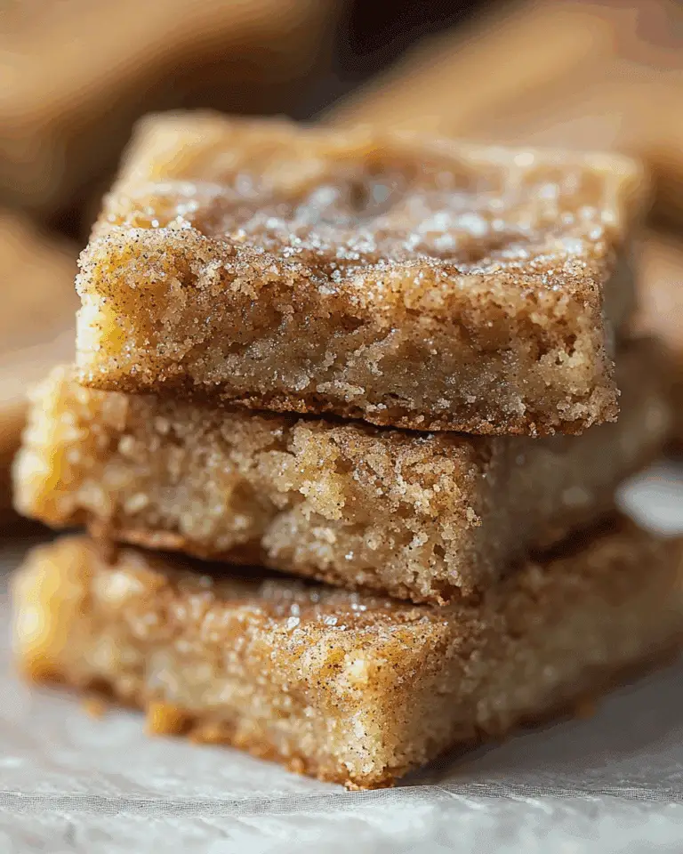 Cinnamon Sugar Blondies