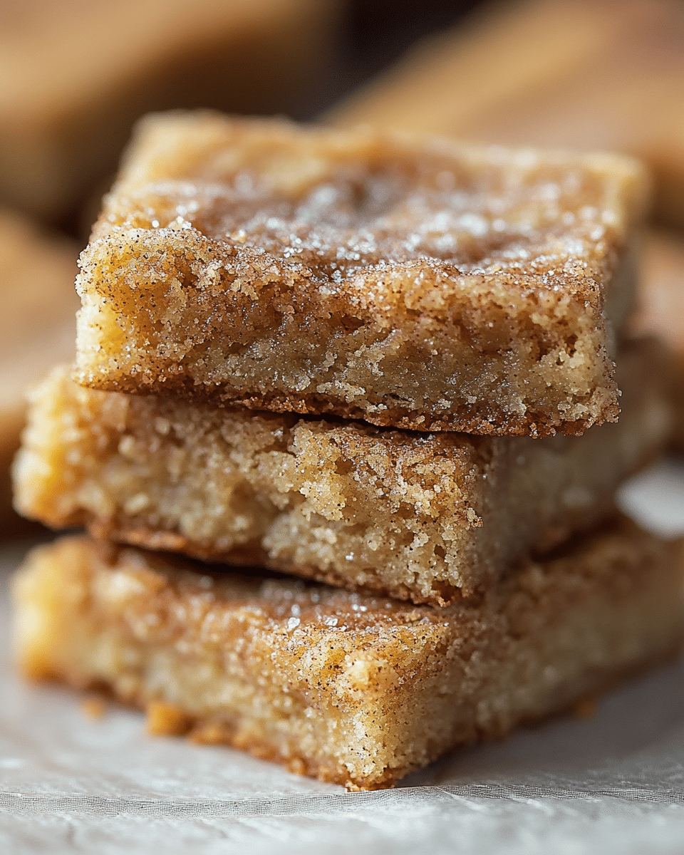 Cinnamon Sugar Blondies