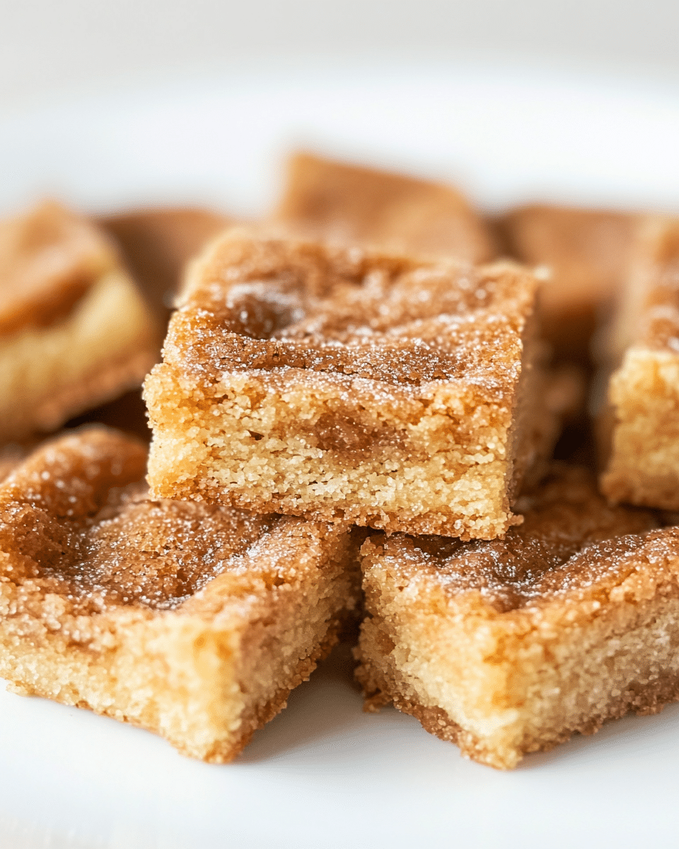 Cinnamon Sugar Blondies