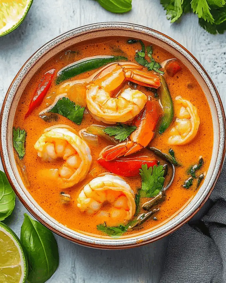 Coconut Curry Shrimp Soup