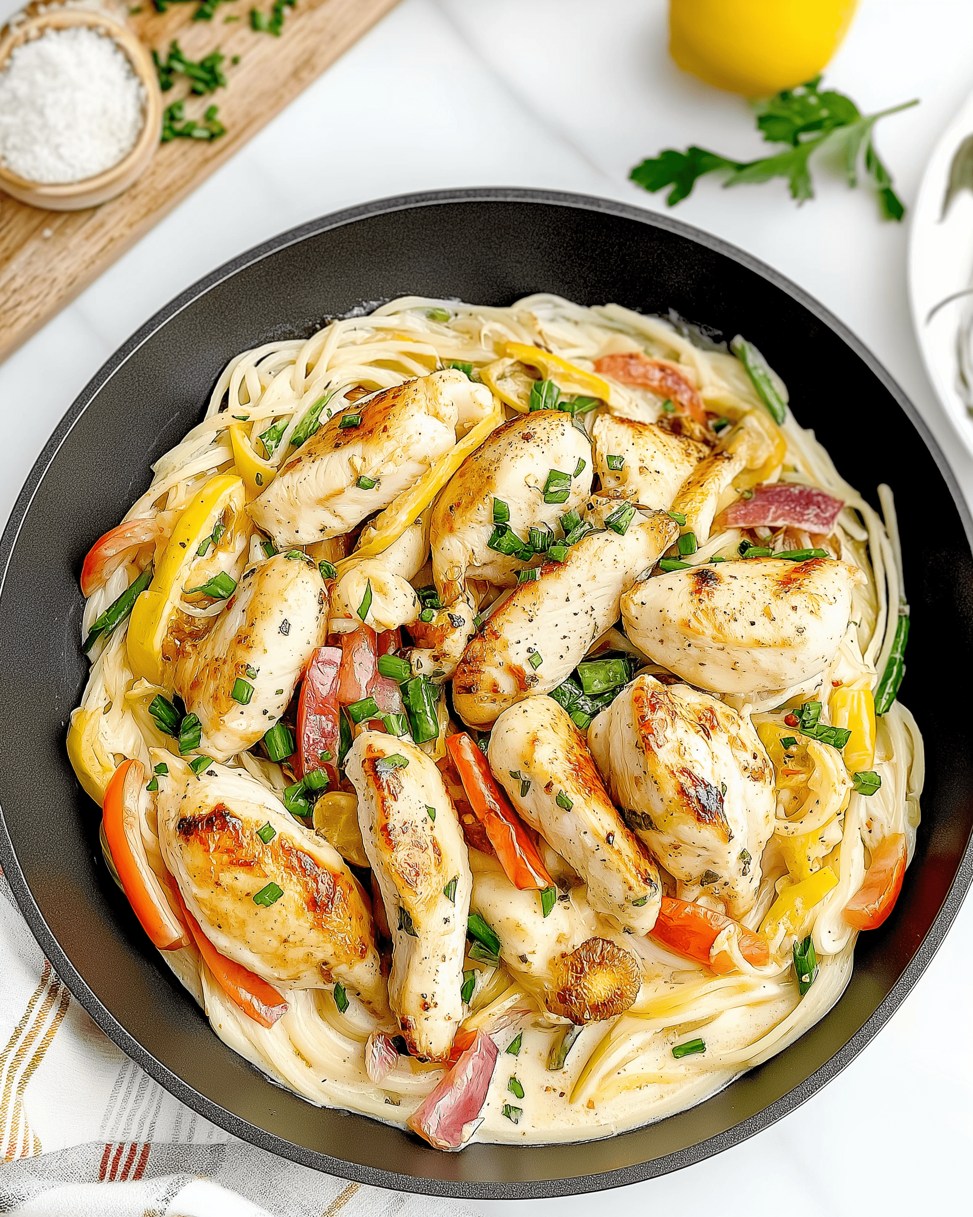 Copycat Olive Garden Chicken Scampi