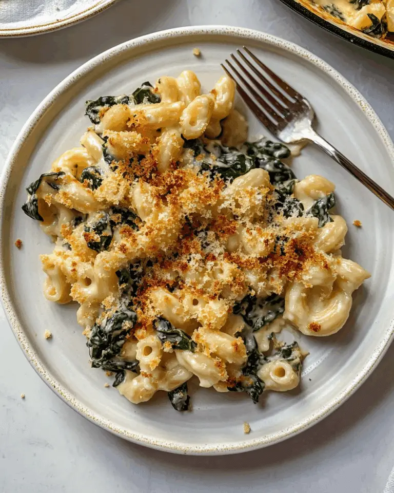 Creamed Spinach Mac & Cheese