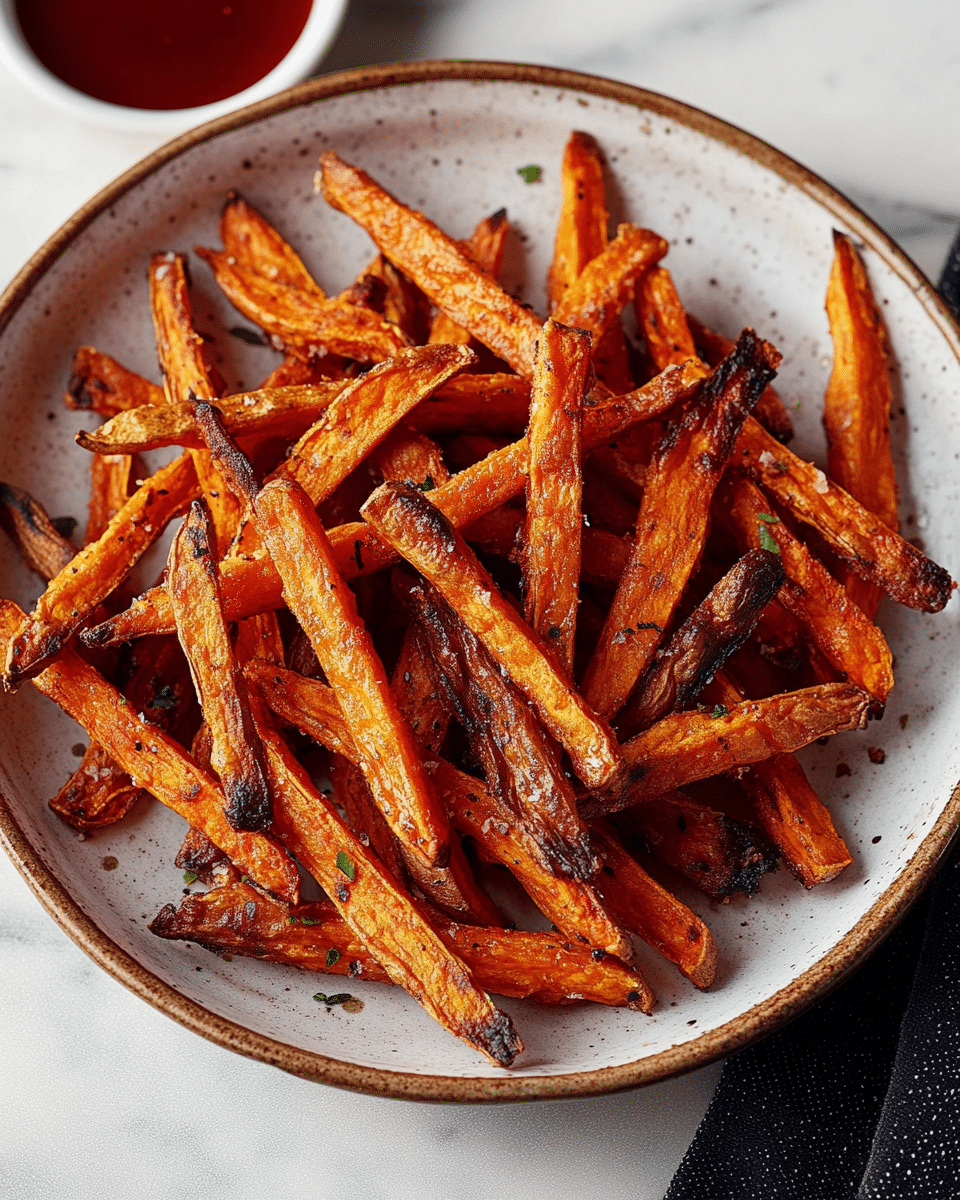 Crispy Oven Baked Sweet Potato Fries