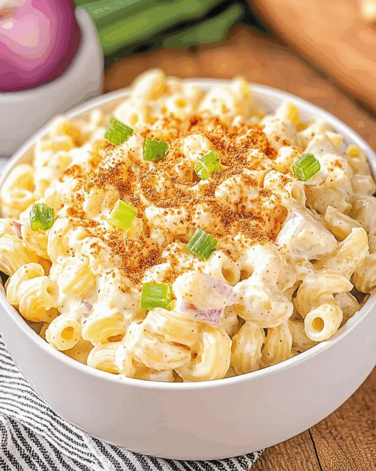 Deviled Egg Macaroni Salad