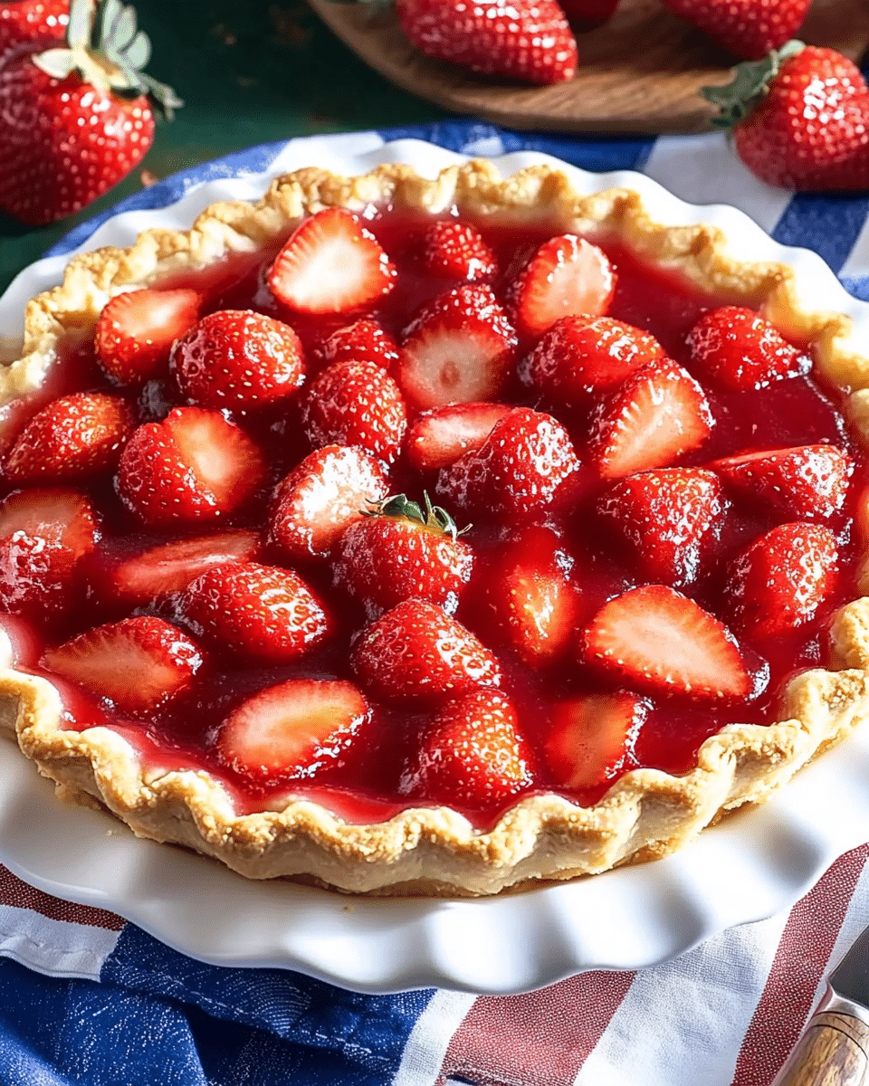 Easy Fresh Strawberry Pie