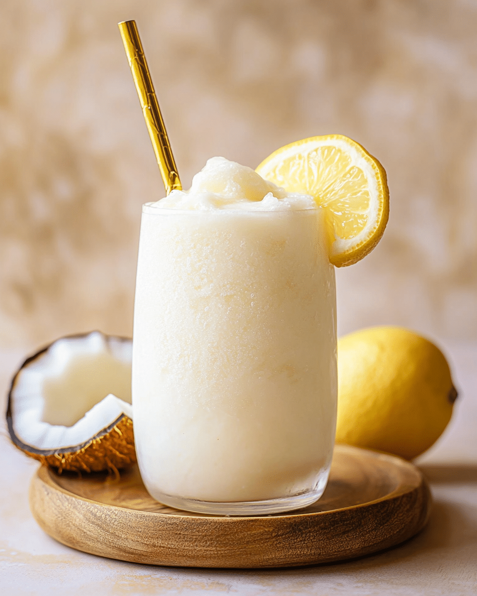 Frozen Coconut Lemonade