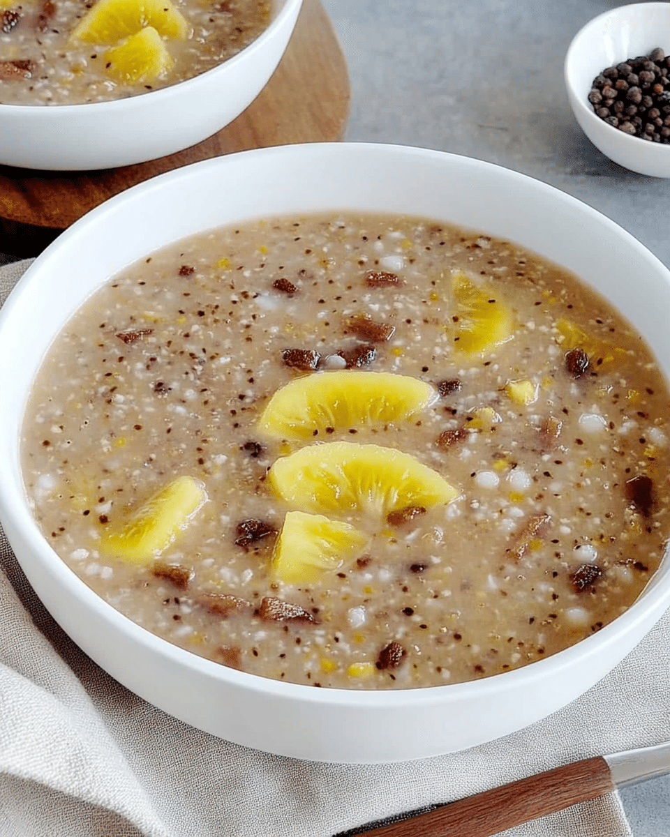 Ginataang Munggo with Sago and Langka