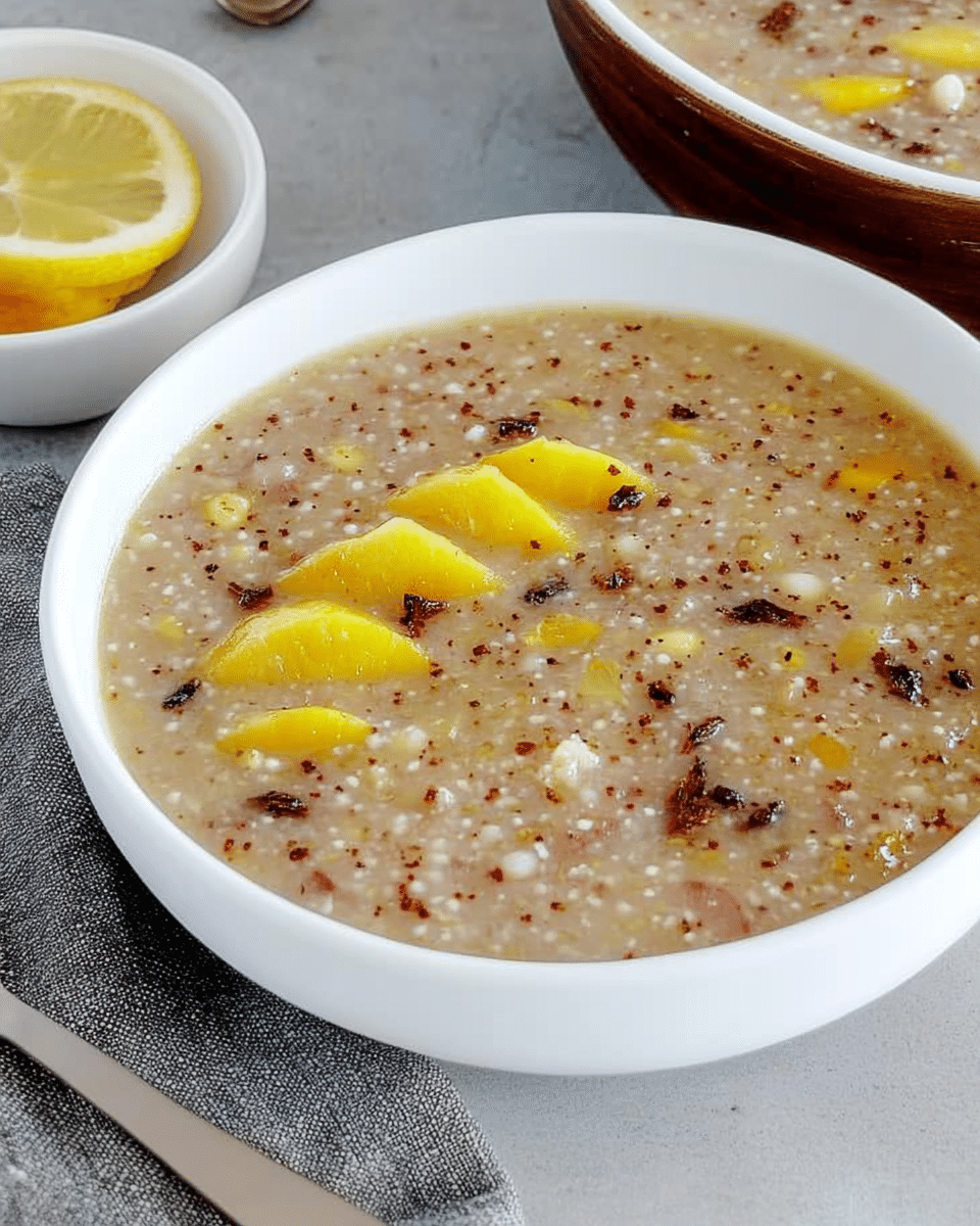 Ginataang Munggo with Sago and Langka