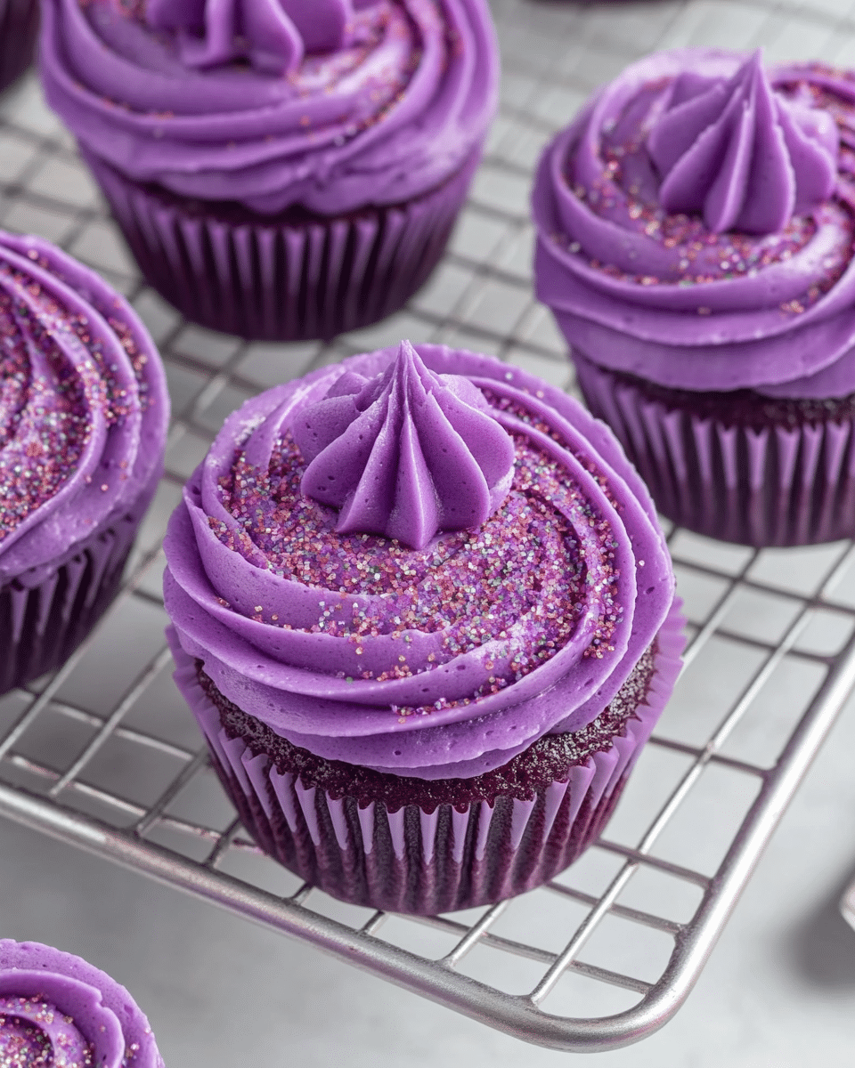 Grape Soda Cupcakes