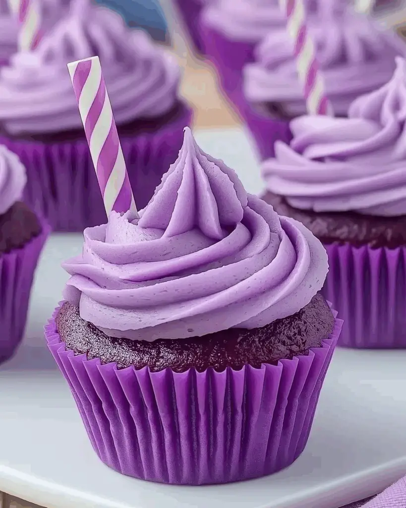 Grape Soda Cupcakes