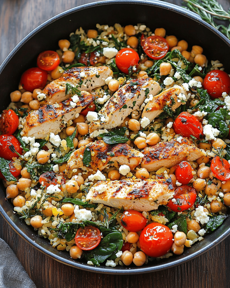 Greek Chicken and Lemon Rice