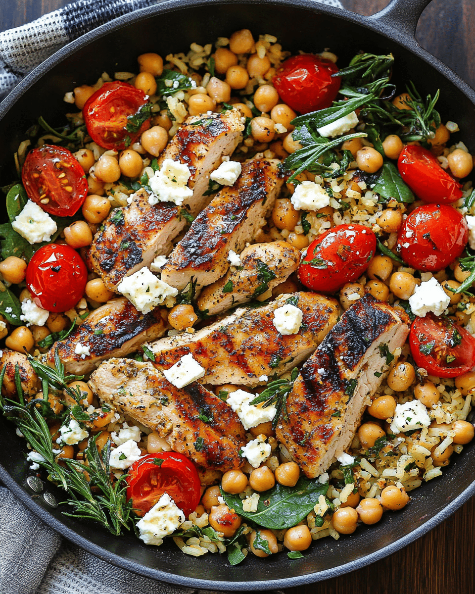 Greek Chicken and Lemon Rice