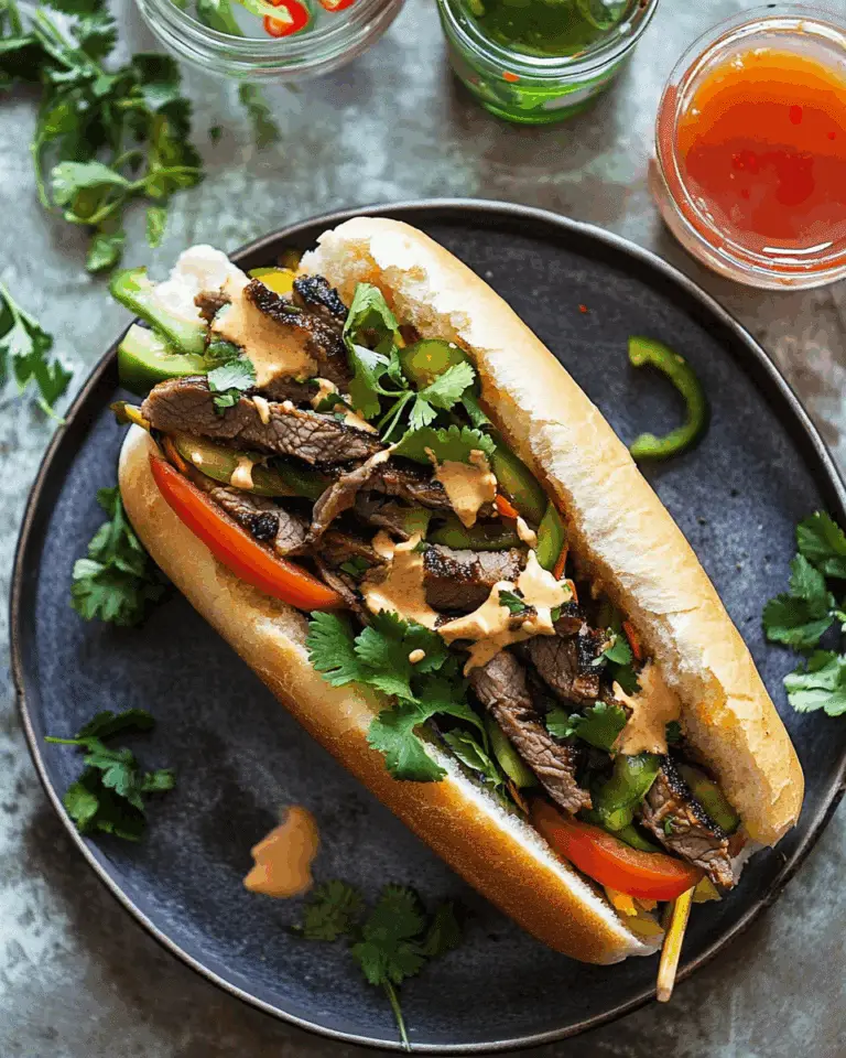 Grilled Beef Banh Mi