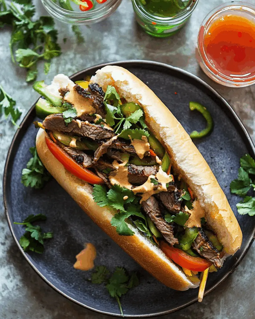 Grilled Beef Banh Mi