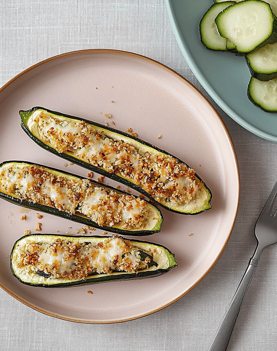 Grilled Stuffed Zucchini
