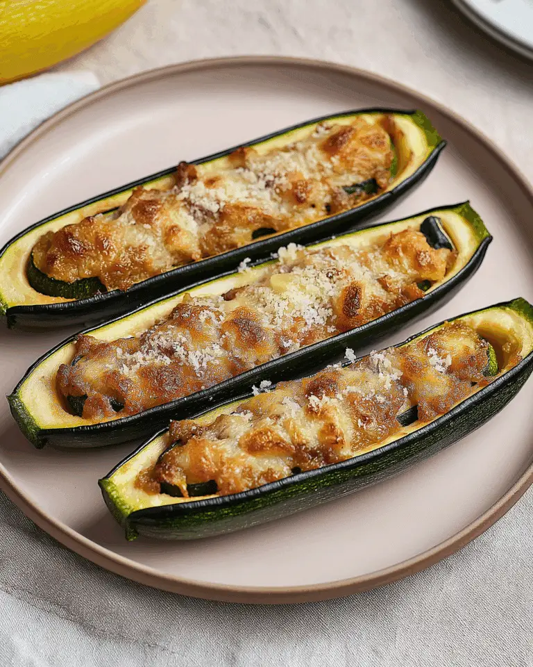 Grilled Stuffed Zucchini