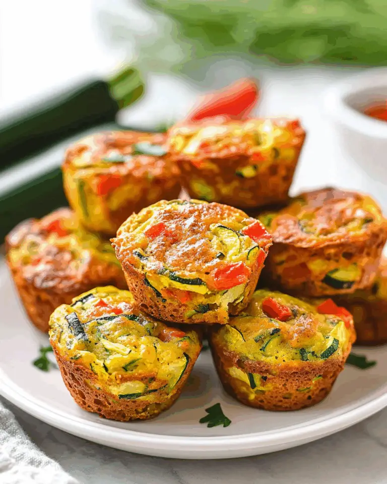 Red Pepper Zucchini Muffins