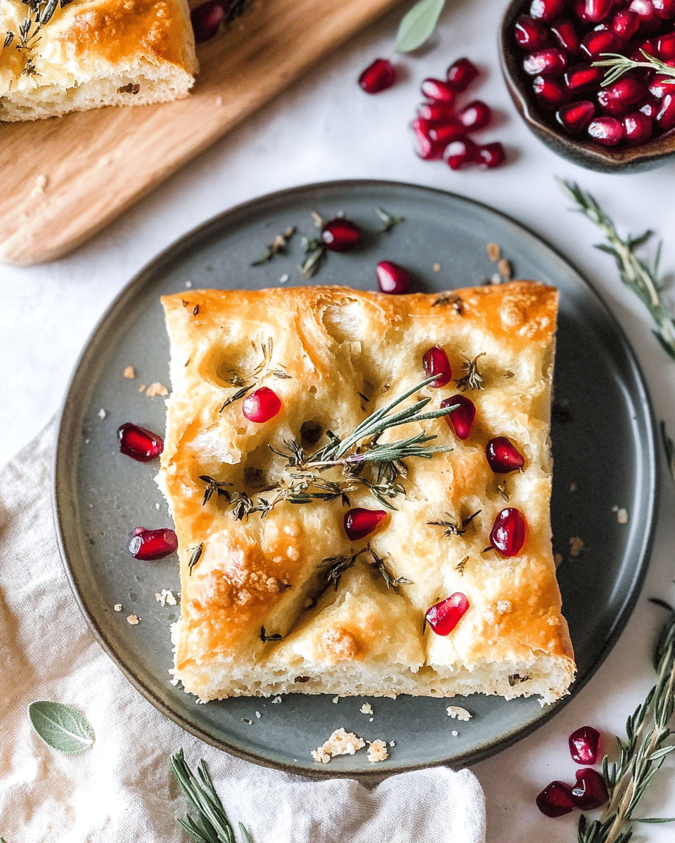 Herbed Brown Butter Focaccia