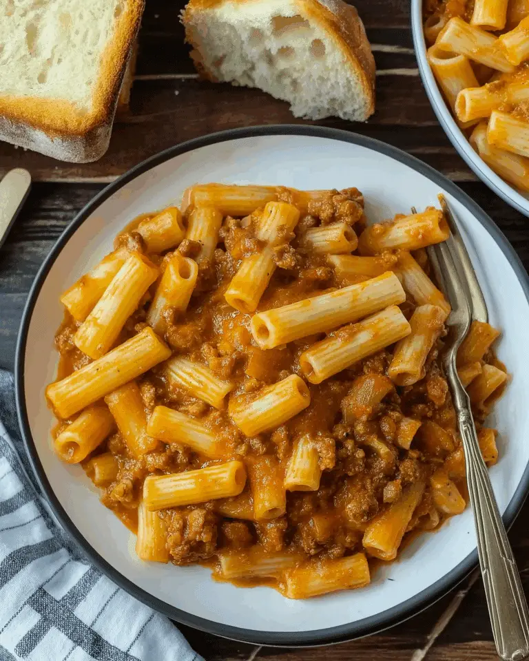 Homemade Beefaroni