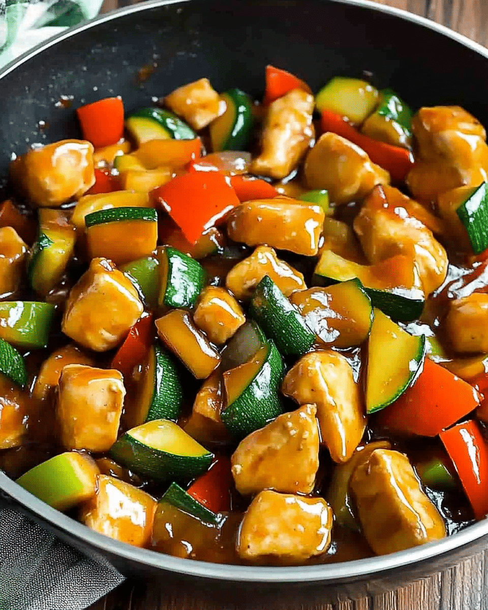 Honey Garlic Chicken Stir Fry