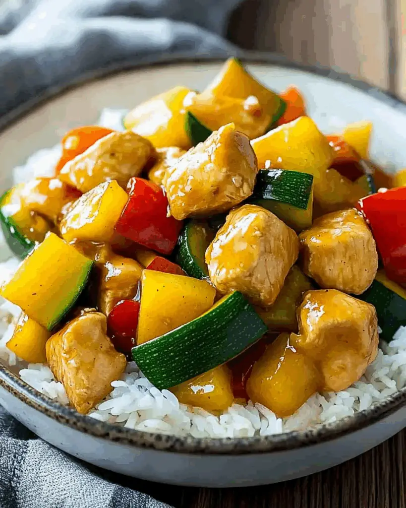 Honey Garlic Chicken Stir Fry