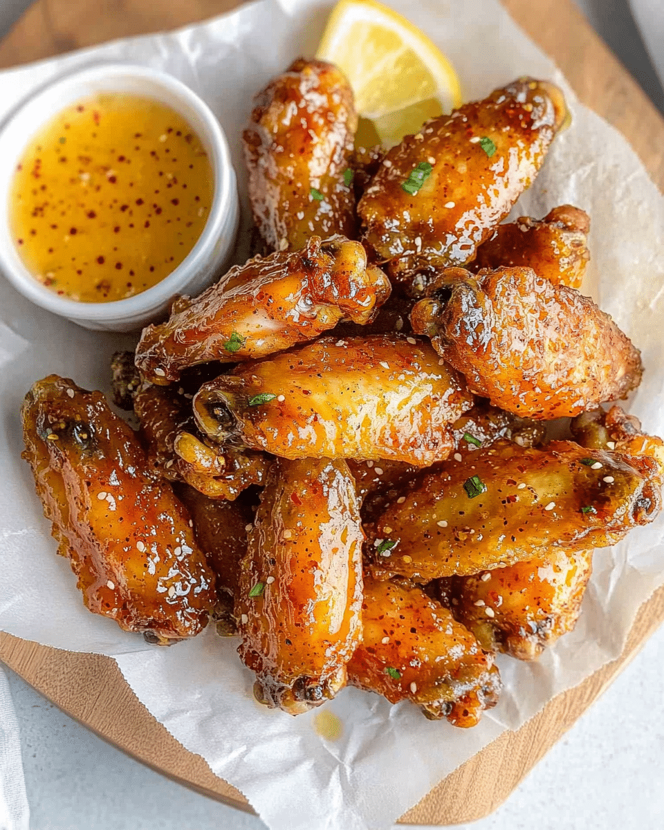 Honey Lemon Pepper Wings