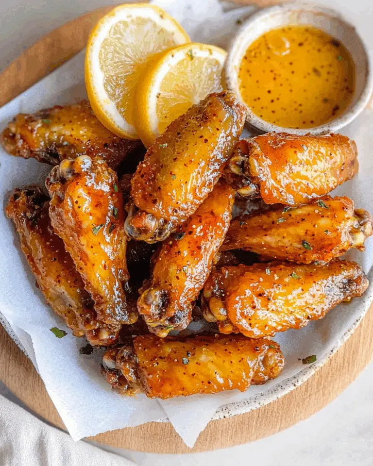 Honey Lemon Pepper Wings