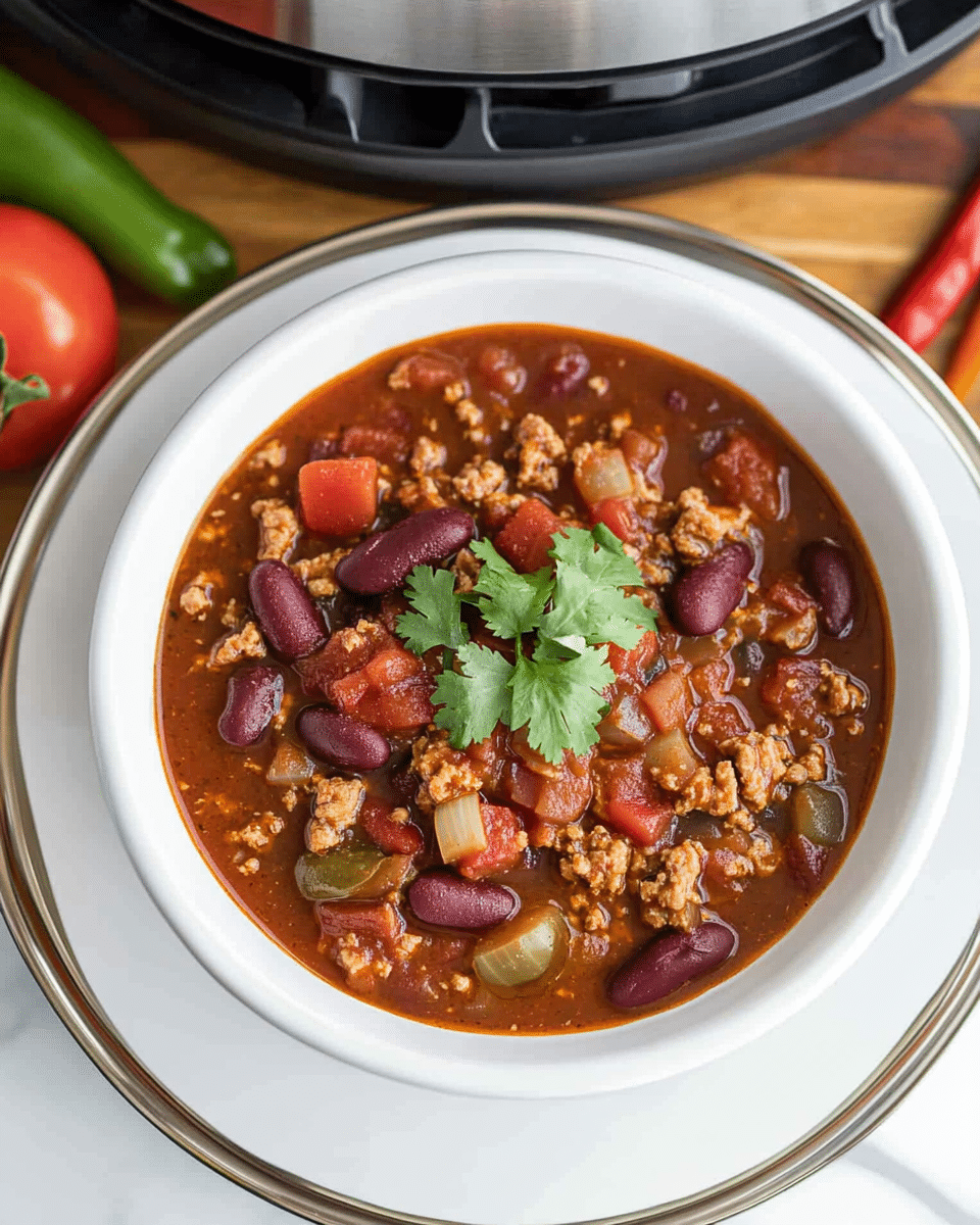 Instant Pot Turkey Chili