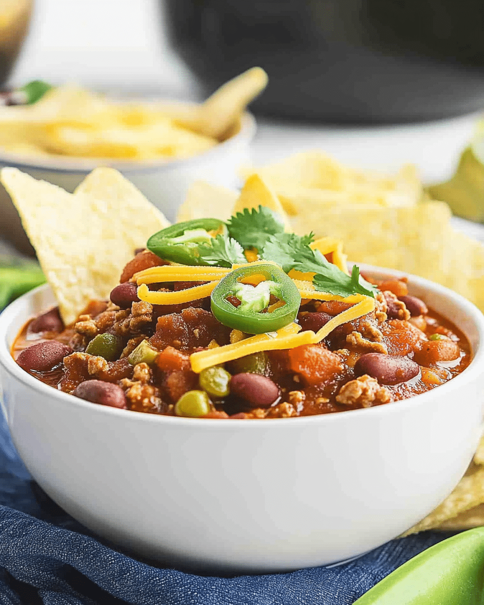 Instant Pot Turkey Chili
