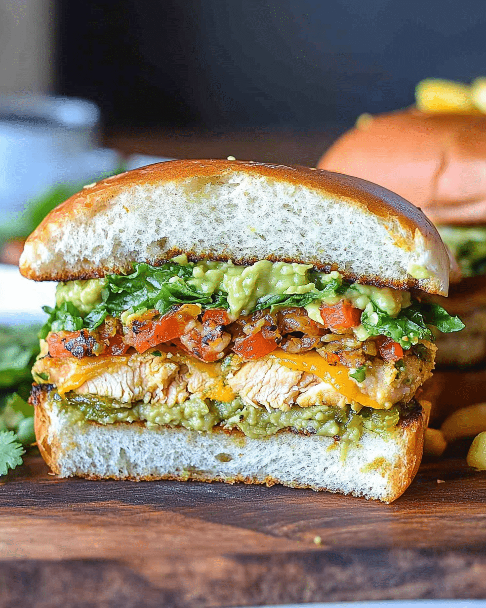 Jalapeno Pepper Jack Chicken Burger