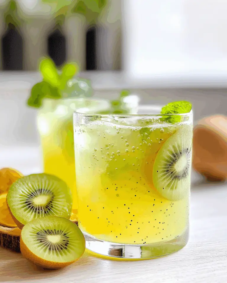 Kiwi Mint Mocktail