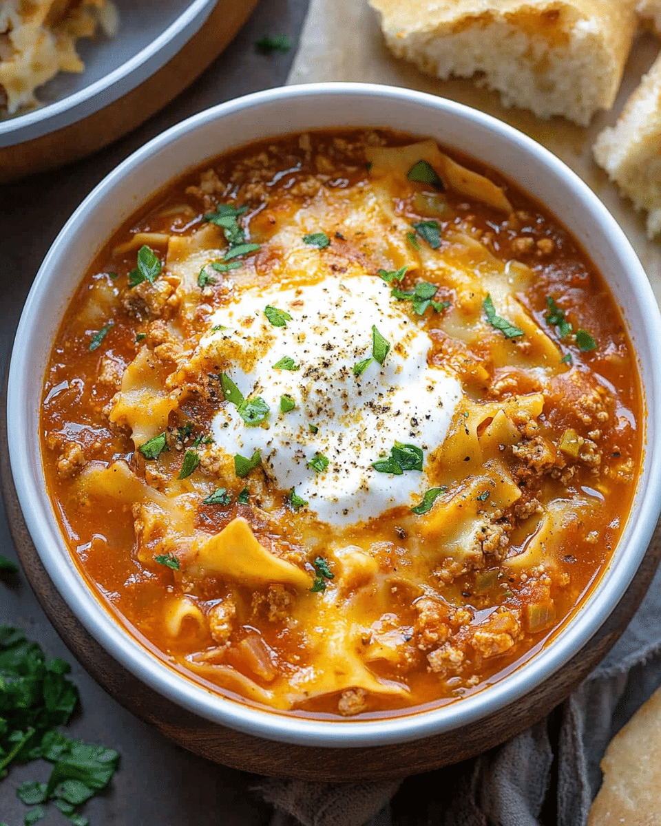 Lasagna Soup