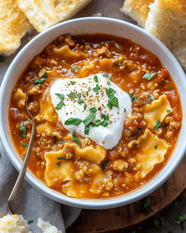 Lasagna Soup