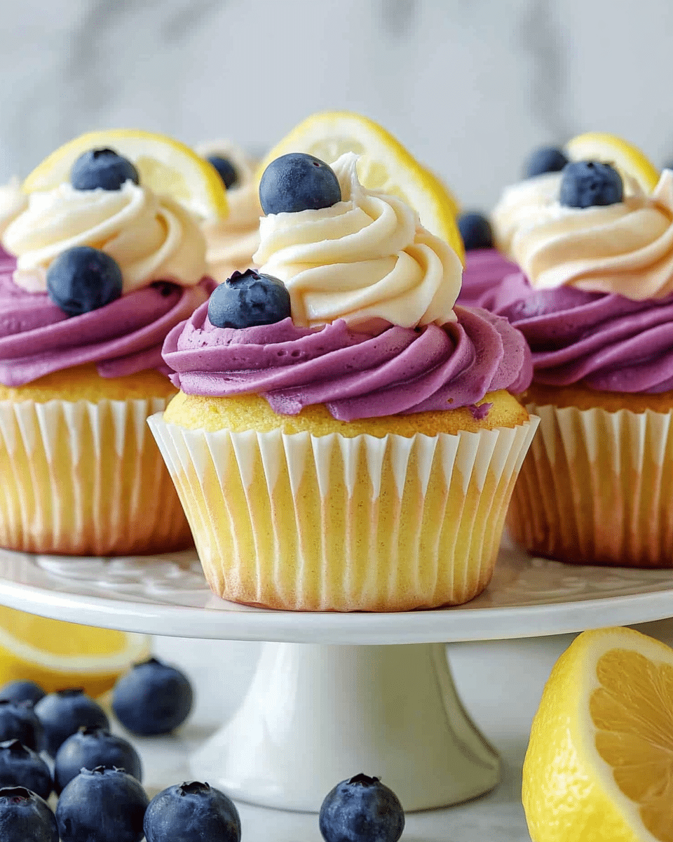 Lemon Blueberry Cupcakes