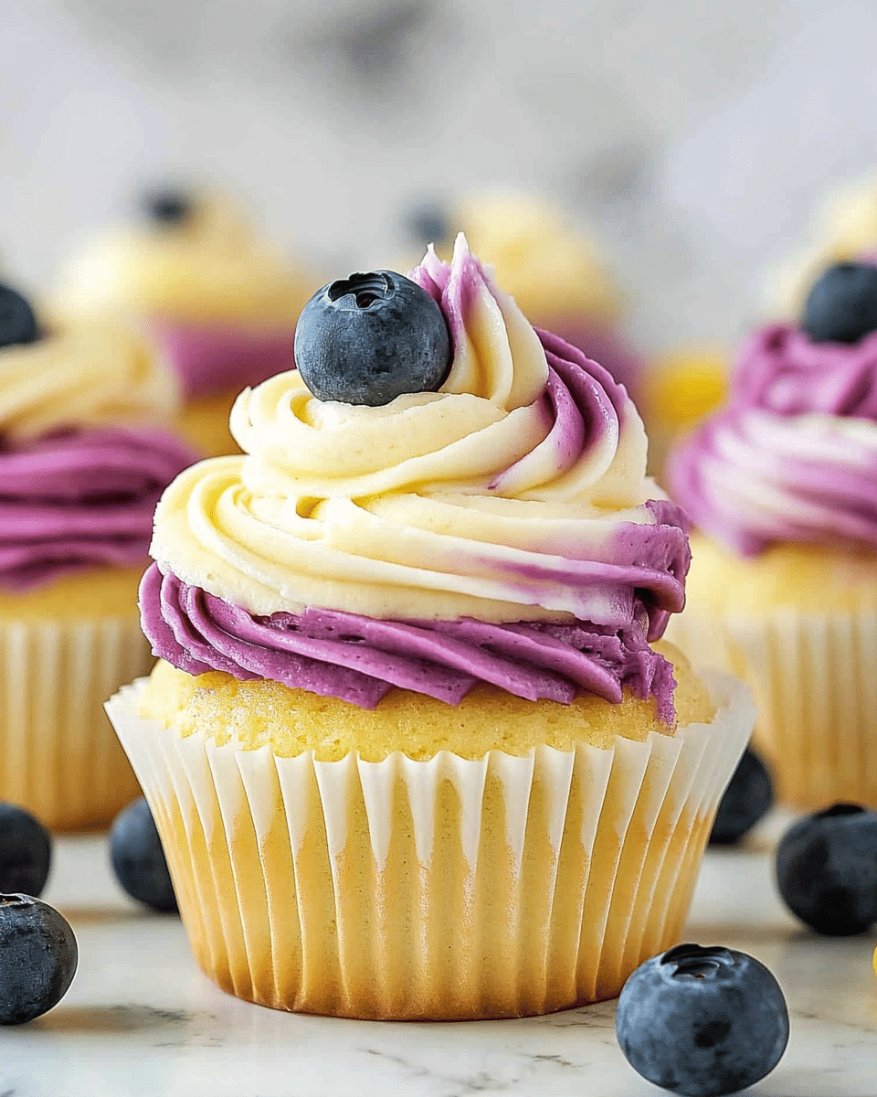 Lemon Blueberry Cupcakes