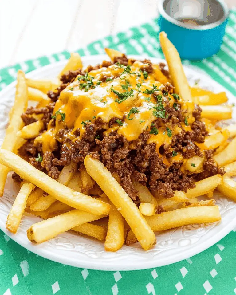 Loaded Cheesy Beef Fries