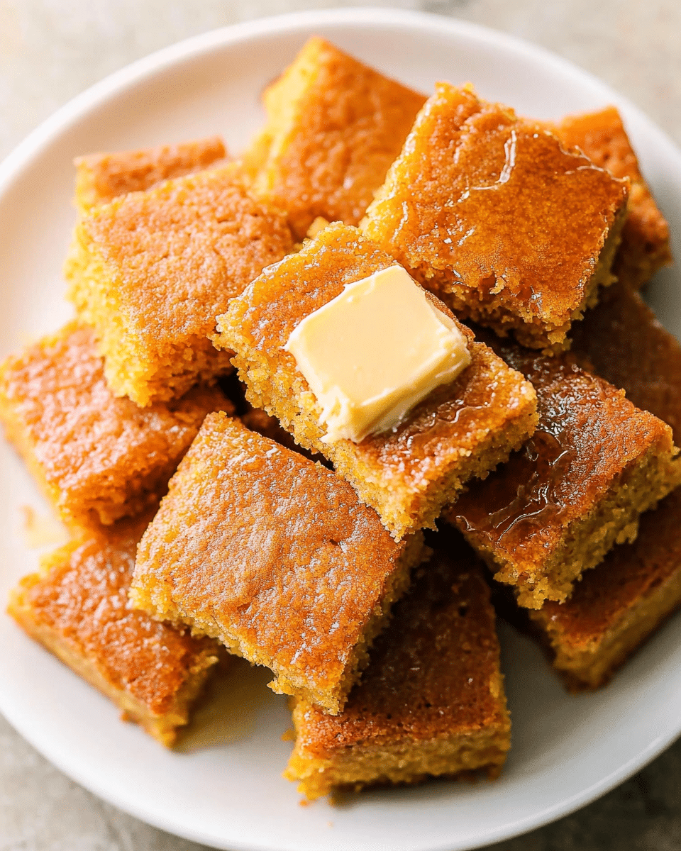 Maple Honey Butter Sweet Potato Cornbread