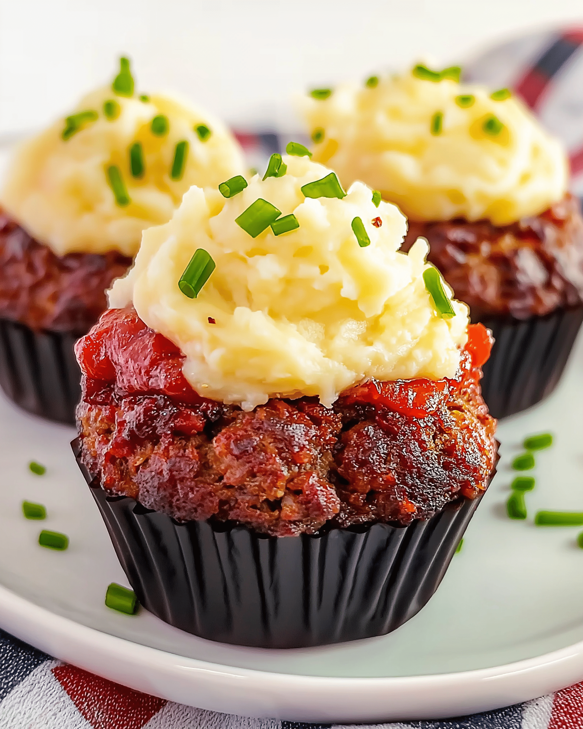 Mini Meatloaf Muffins with Mashed Potato Frosting