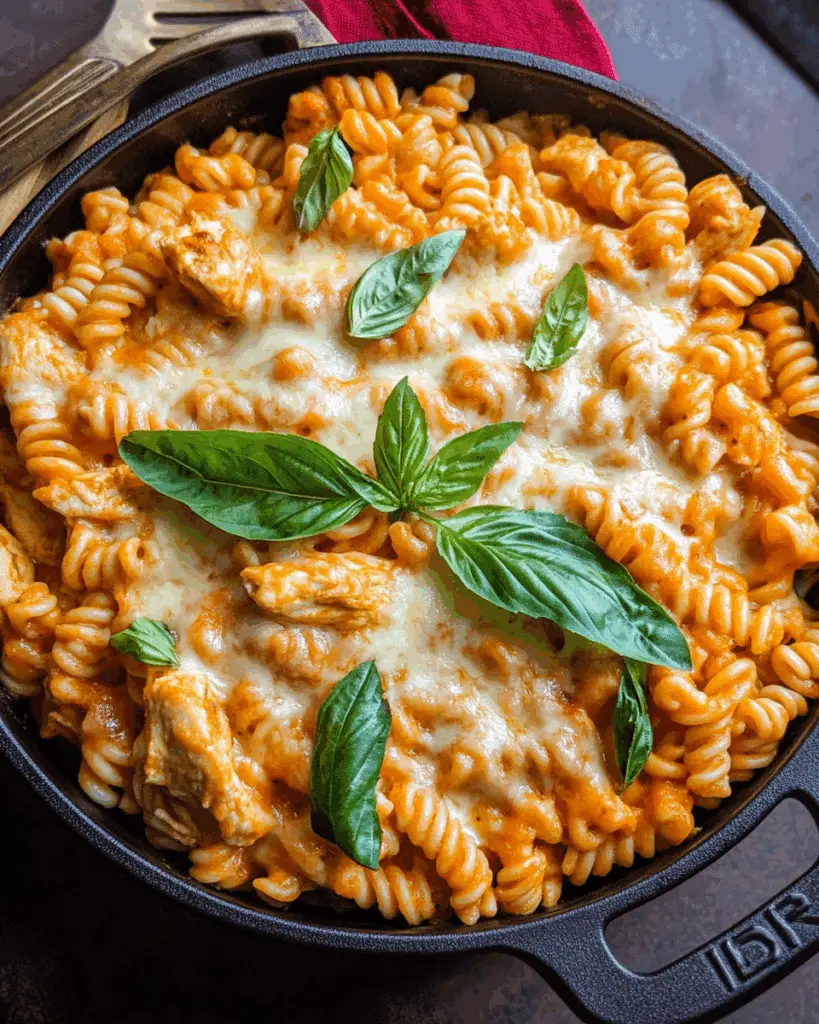One-Pot Chicken Parmesan Mac & Cheese