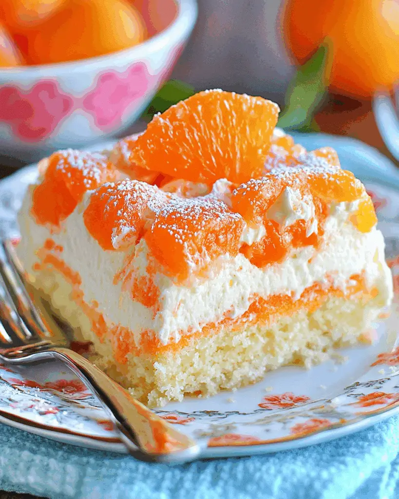 Orange Creamsicle Cake