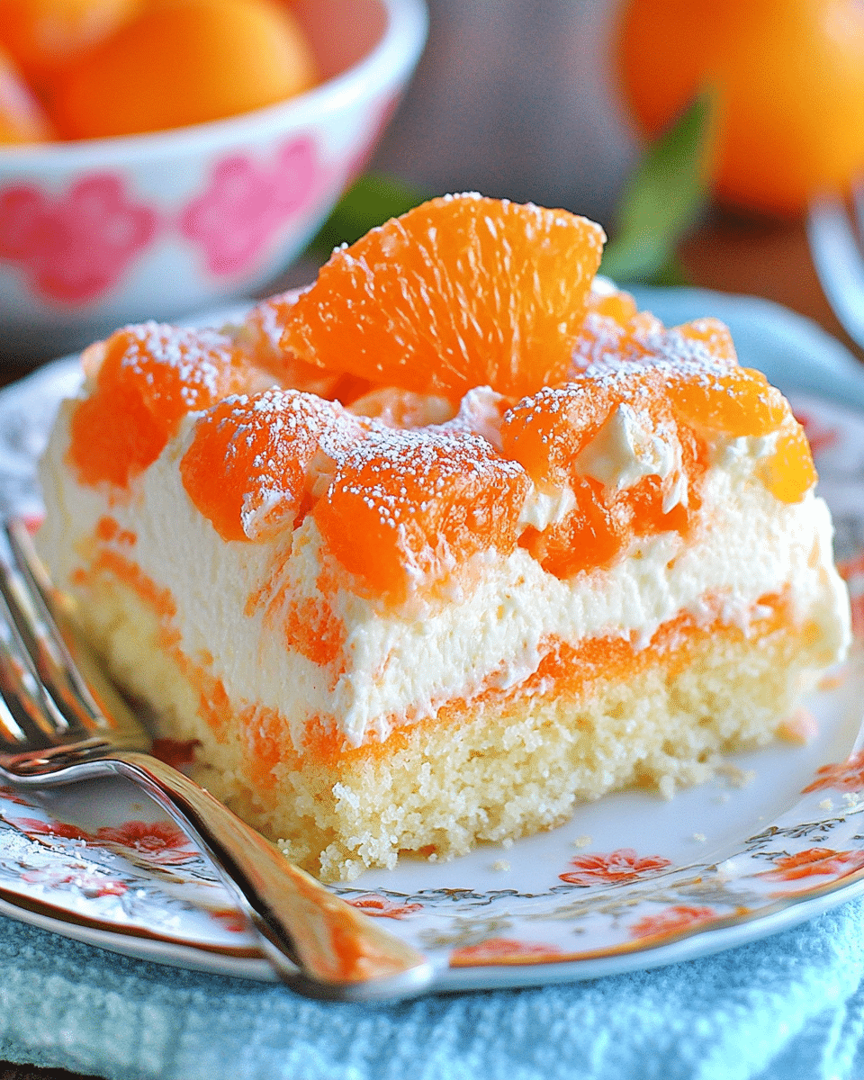 Orange Creamsicle Cake