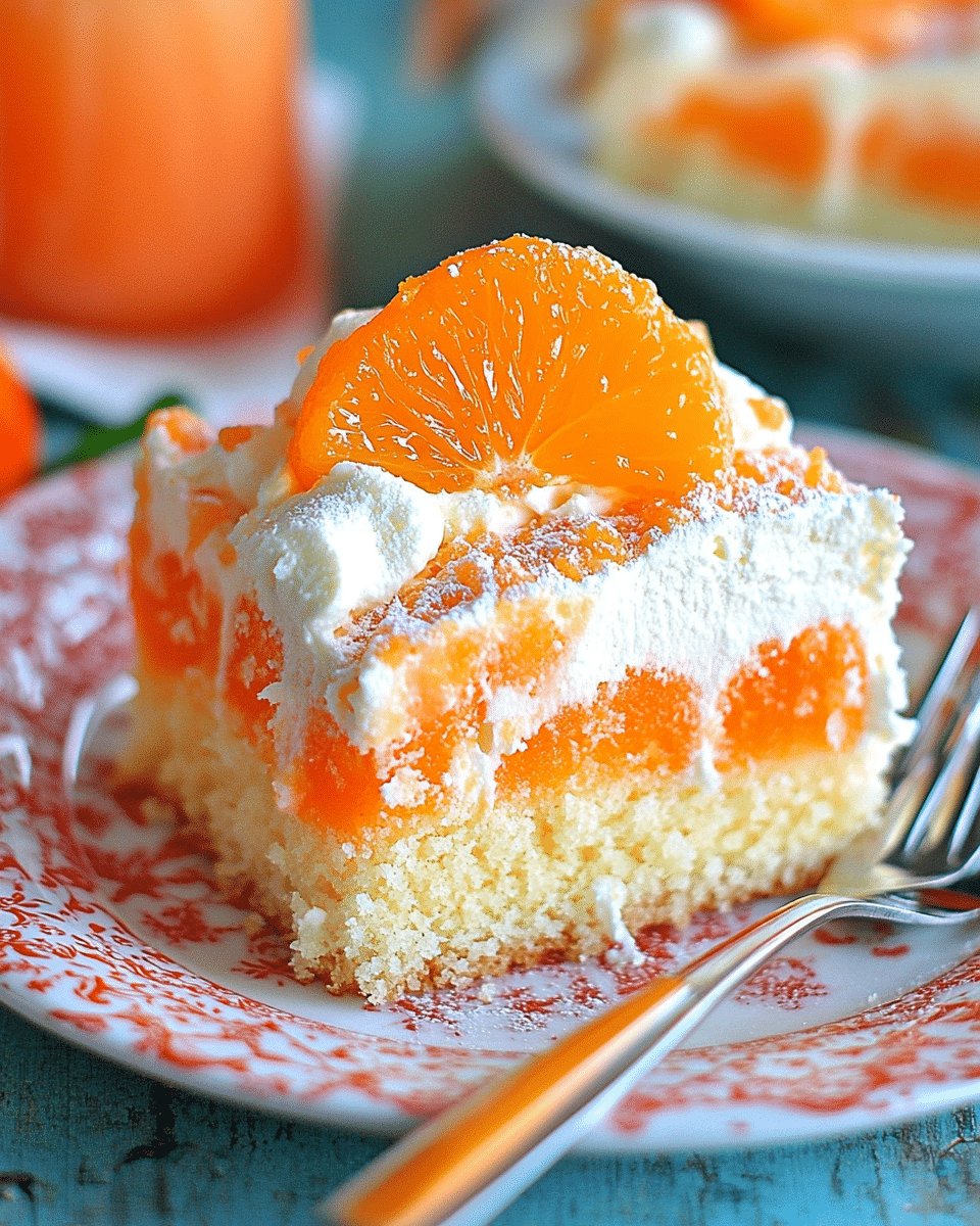 Orange Creamsicle Cake