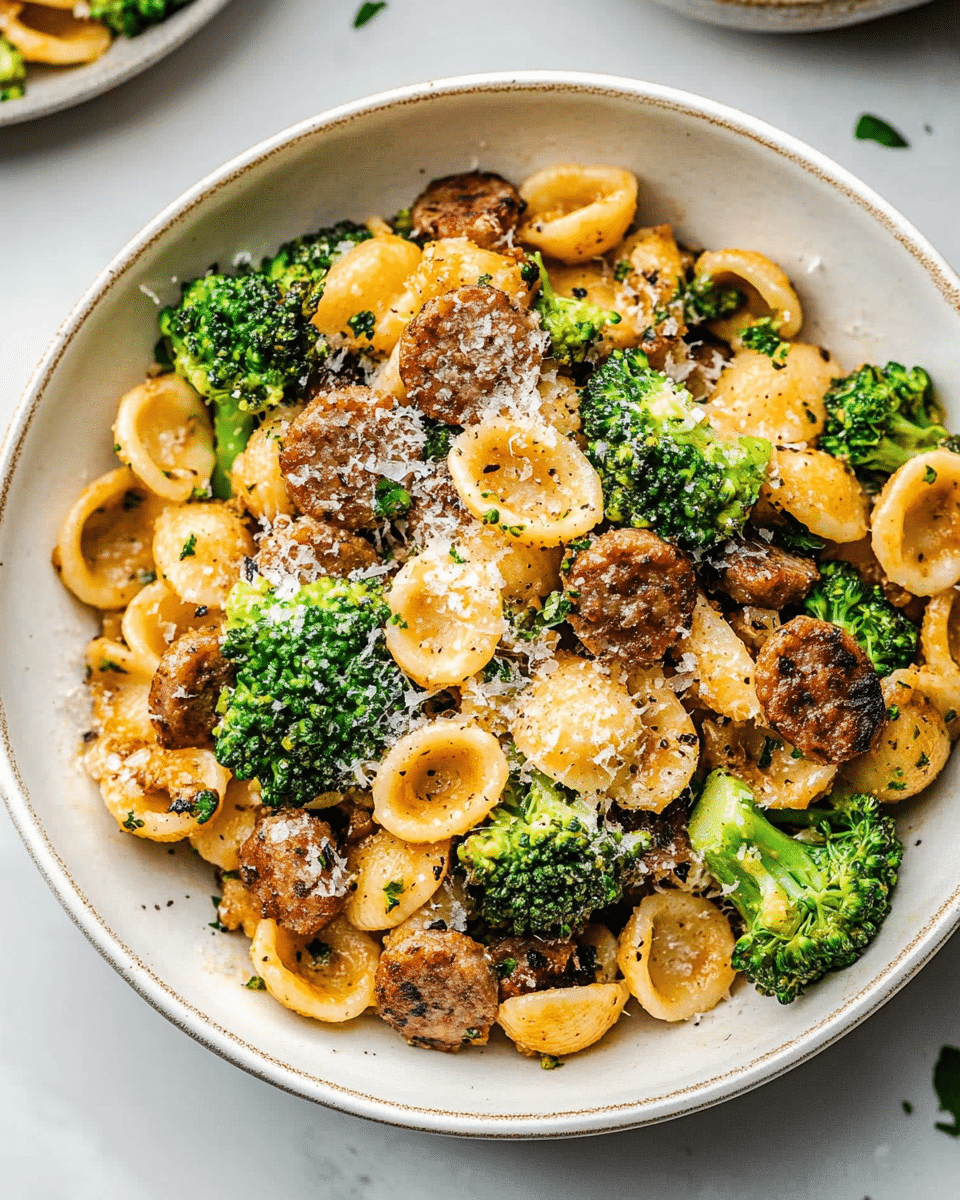 Orecchiette with Sausage and Broccoli