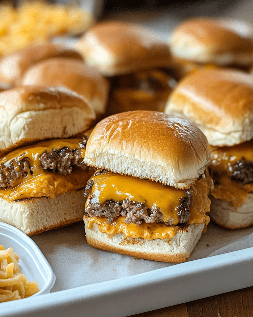 Party Cheeseburger Sliders