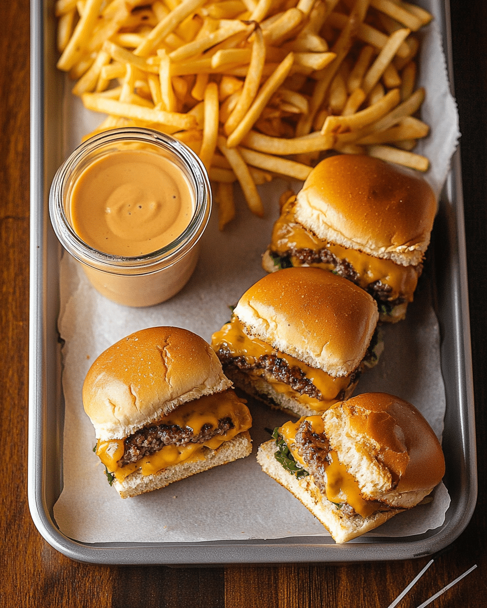 Party Cheeseburger Sliders