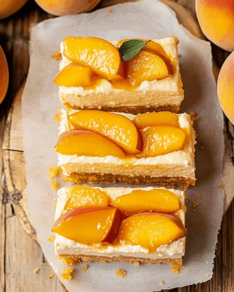 Peach Cheesecake