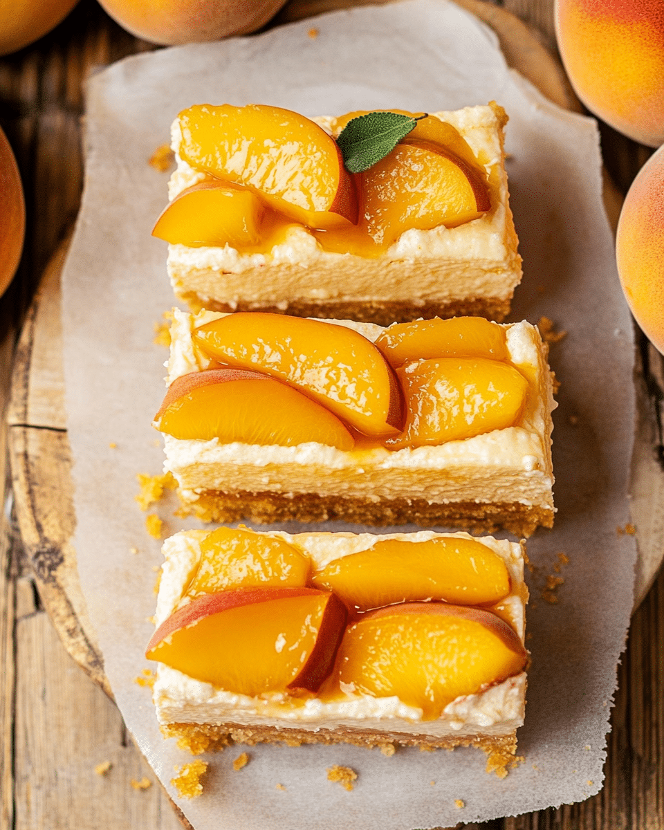 Peach Cheesecake