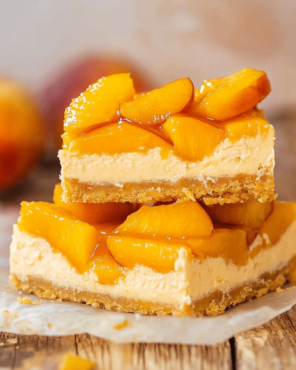 Peach Cheesecake